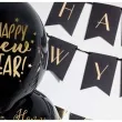 balony happy new year pastel czarny partydeco 12 6 szt