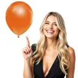 balony helium formula pomaranczowe pastel godan 10 100 szt