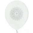 balony hostia ihs srebrna biale 11 5 szt