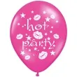 balony hot party rozowy metalik strong 14 6 szt