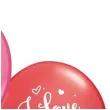 balony i love you mix qualatex 11 25 szt