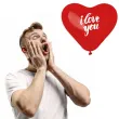 balony i love you wyznanie czerwone lateksowe godan 12 50 szt