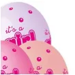 balony its a girl kropki rozowy gemar 13 5 szt