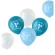 balony its my 1st birthday roczek niebieski folat 13 6 szt