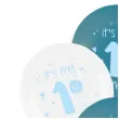 balony its my 1st birthday roczek niebieski folat 13 6 szt
