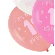 balony its my 1st birthday roczek rozowy folat 13 6 szt