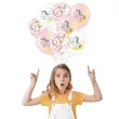 balony jednorozce z konfetti mix partypal 12 10 szt
