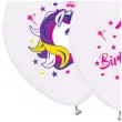 balony jednorozec na 1 urodziny pastel bialy godan 12 5 szt