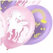 balony jednorozec unicorn rozowo fioletowy pastel procos 11 8 szt