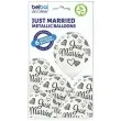 balony just married biale belbal 12 6 szt