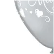 balony just married srebrne qualatex 11 25 szt