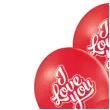balony kocham cie pastel bialy belbal 12 6 szt