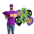 balony kolorowy halloween mix amscan 9 6 szt