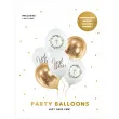 balony komunia swieta god bless zloty krzyz bialo zlote partydeco 12 6 szt