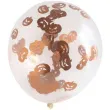 balony konfetti halloween dynia transparentny folat 12 4 szt