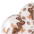 balony konfetti halloween dynia transparentny folat 12 4 szt