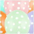 balony kropki pastel mix partydeco 12 50 szt