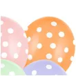 balony kropki pastel mix partydeco 12 6 szt