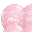 balony ksiezniczka princess rozowy qualatex 11 6 szt