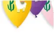 balony lama i kaktusy 13 gemar 5 szt