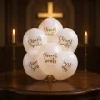 balony lateksowe chrzest swiety partydeco 12 6 szt