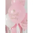 balony lateksowe eco chrzest swiety stopki jasnorozowy partydeco 13 6 szt