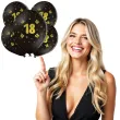 balony lateksowe gold 18 czarne grabo 12 5 szt