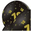 balony lateksowe gold 18 czarne grabo 12 5 szt