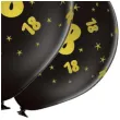 balony lateksowe gold 18 czarne grabo 12 5 szt