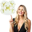 balony lateksowe gold 50 biale b balloons 12 5 szt