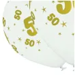 balony lateksowe gold 50 biale b balloons 12 5 szt