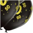 balony lateksowe gold 50 czarne b balloons 12 5 szt