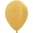 balony lateksowe profesjonalne sempertex 12 50 szt zlote metaliczne metallic gold dekoracje