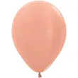 balony lateksowe sempertex 12 rozowozloty metallic 50 szt dekoracje profesjonalne