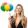 balony led mix partydeco 30 cm 5 szt
