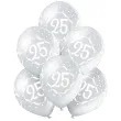 balony liczba 25 srebrny metalik belbal 12 6 szt