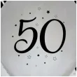 balony liczba 50 srebrny godan 12 5 szt