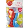 balony liczba 60 w koronie mix arpex 14 3 szt