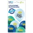 balony little king korona pastel mix belbal 12 6 szt