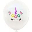 balony magiczne jednorozce biale dekoracjepolska 12 5 szt