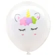 balony magiczne jednorozce biale dekoracjepolska 12 5 szt