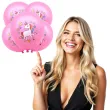 balony magiczny jednorozec rozowy dekoracjepolska 12 5 szt