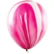 balony marmur rozowy partydeco 12 6 szt