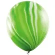 balony marmur zielony partydeco 12 6 szt