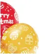 balony merry christmass metalik mix belbal 12 6 szt