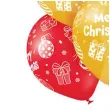 balony merry christmass metalik mix belbal 12 6 szt