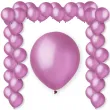 balony metalic light pink rozowy metaliczny decomex 11 100 szt