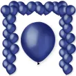 balony metalic midnight blue granatowy metaliczny decomex 11 100 szt