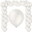 balony metalic pearl white perlowy metaliczny decomex 11 100 szt
