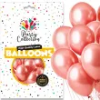 balony metalik rose gold partycollection 12 50 szt